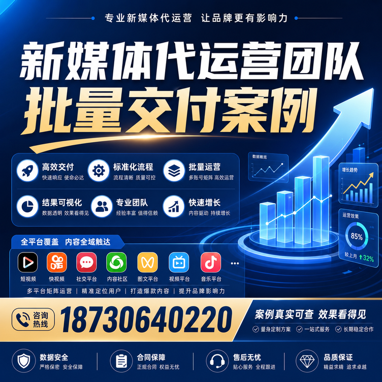 吐鲁番代运营公司多客户账号批量高效交付案例